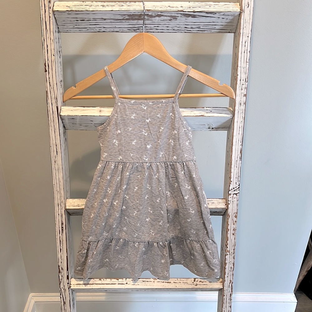Girls Old Navy S(6-7) floral tank cotton dress